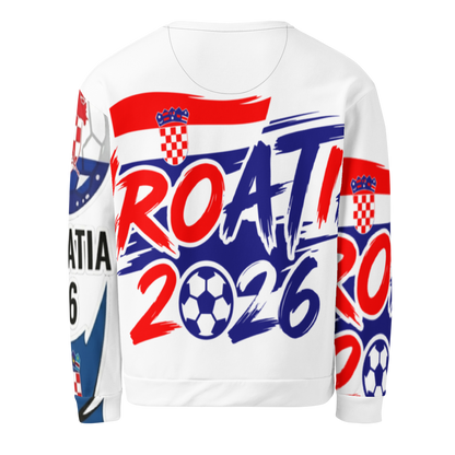 Croatia WM 2026 All-Over Print Sweatshirt