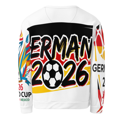 Deutschland WM 2026 Sweatshirt | Recycelt & Nachhaltig | Unisex All-Over Print