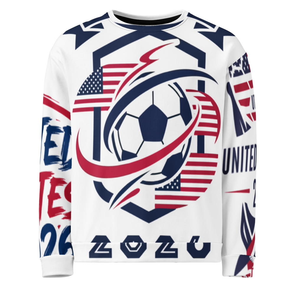USA WM 2026 All-Over Print Sweatshirt