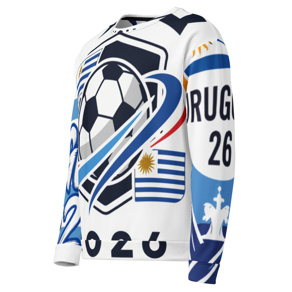 Uruguay WM 2026 All-Over Print Sweatshirt