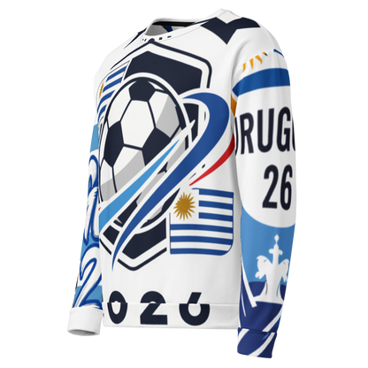 Uruguay WM 2026 All-Over Print Sweatshirt