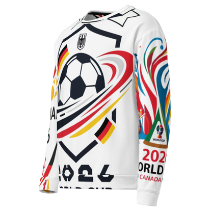 Deutschland WM 2026 Sweatshirt | Recycelt & Nachhaltig | Unisex All-Over Print
