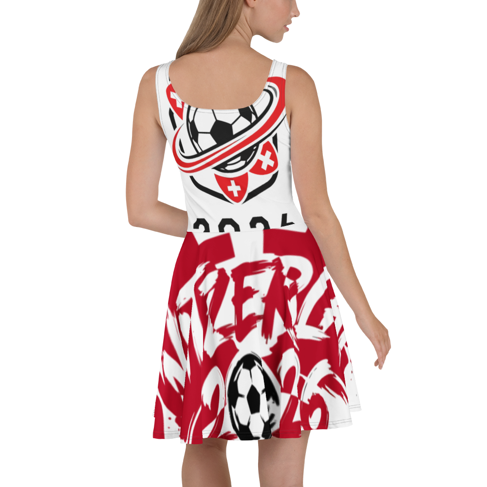 Switzerland WM 2026 Skater Dress | Football Fan Dress