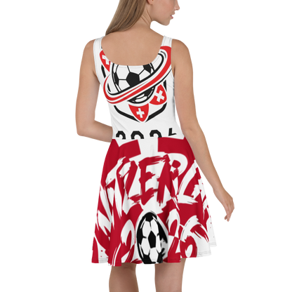 Switzerland WM 2026 Skater Dress | Football Fan Dress