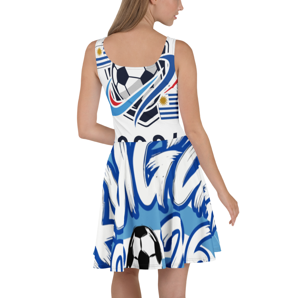 Uruguay WM 2026 Skater Dress | Football Fan Dress