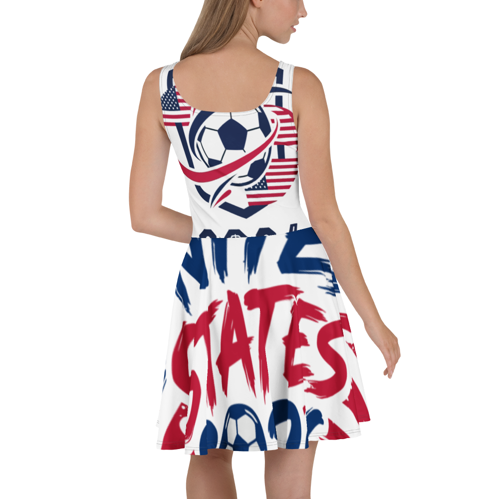 USA WM 2026 Skater Dress | Football Fan Dress