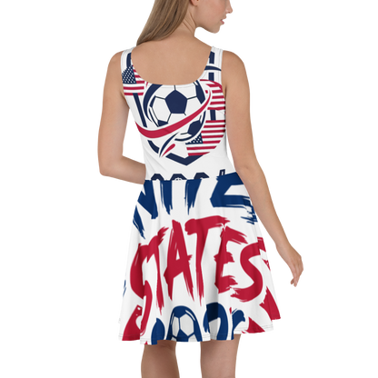 USA WM 2026 Skater Dress | Football Fan Dress