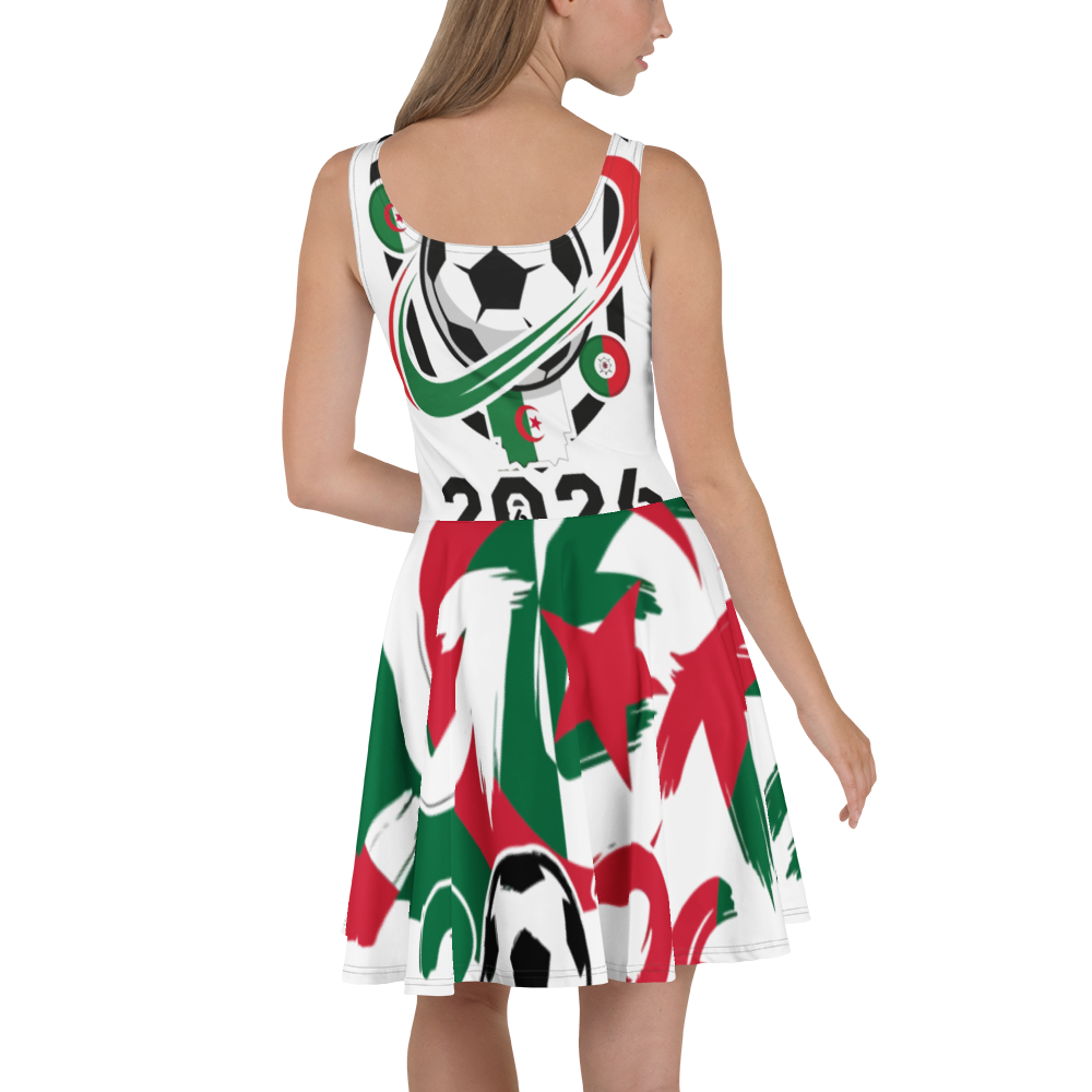 Algeria WM 2026 Skater Dress | Football Fan Dress
