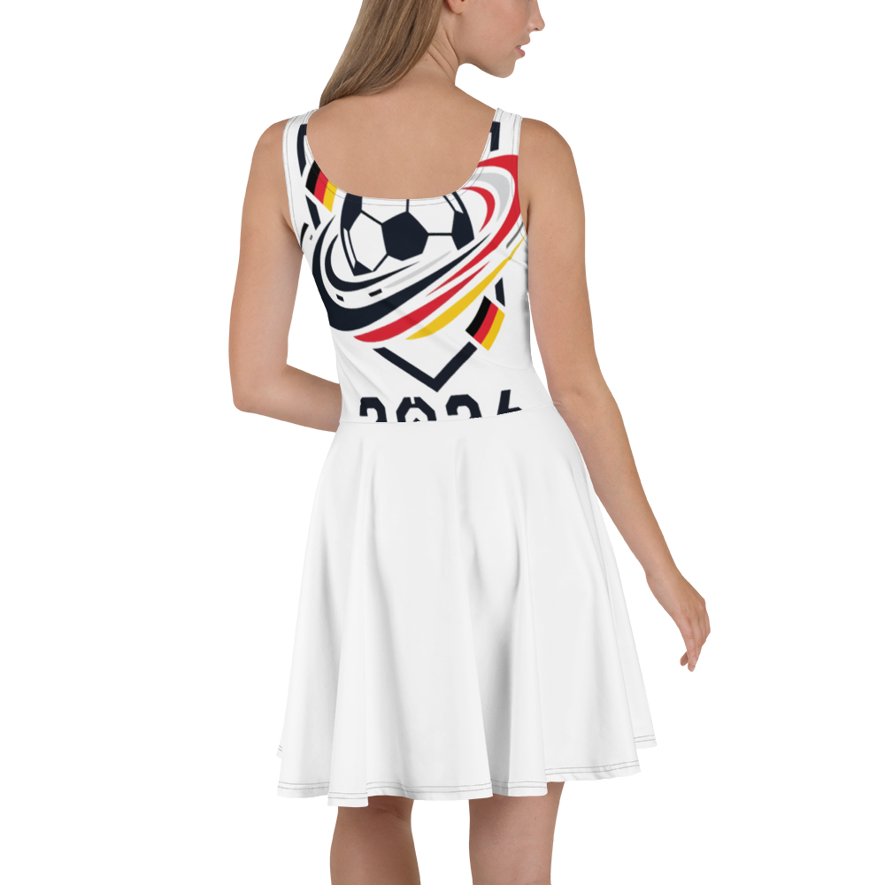 Deutschland WM 2026 Skater-Kleid | 75% Recycelt | Elastisch & Elegant | Damen
