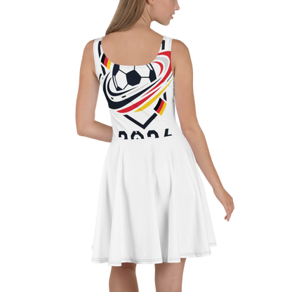 Deutschland WM 2026 Skater-Kleid | 75% Recycelt | Elastisch & Elegant | Damen