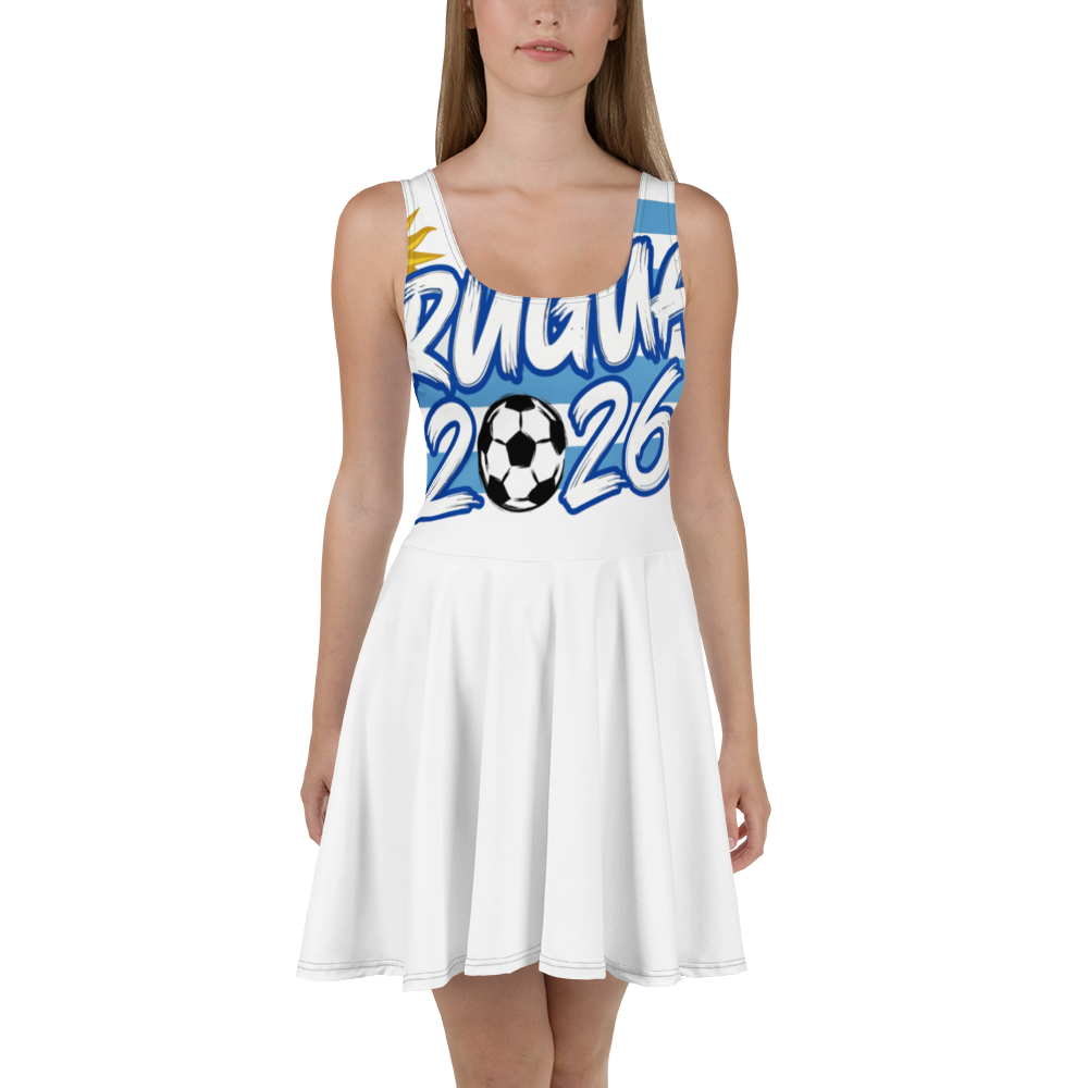 Uruguay WM 2026 Skater Dress | Football Fan Dress