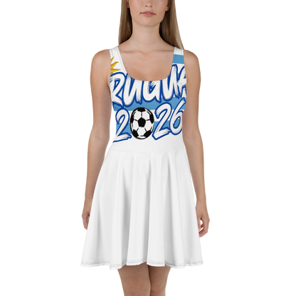 Uruguay WM 2026 Skater Dress | Football Fan Dress