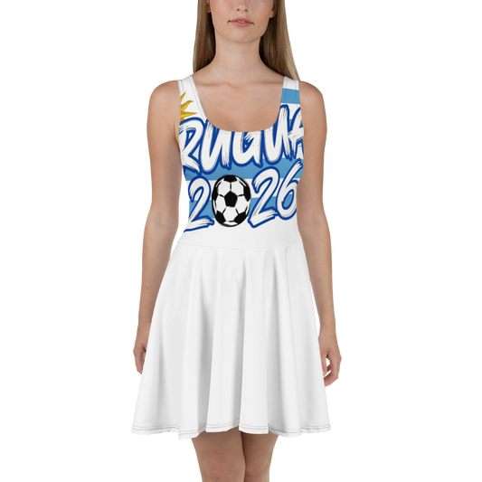 Uruguay WM 2026 Skater Dress | Football Fan Dress