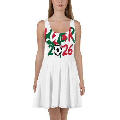 Algeria WM 2026 Skater Dress | Football Fan Dress