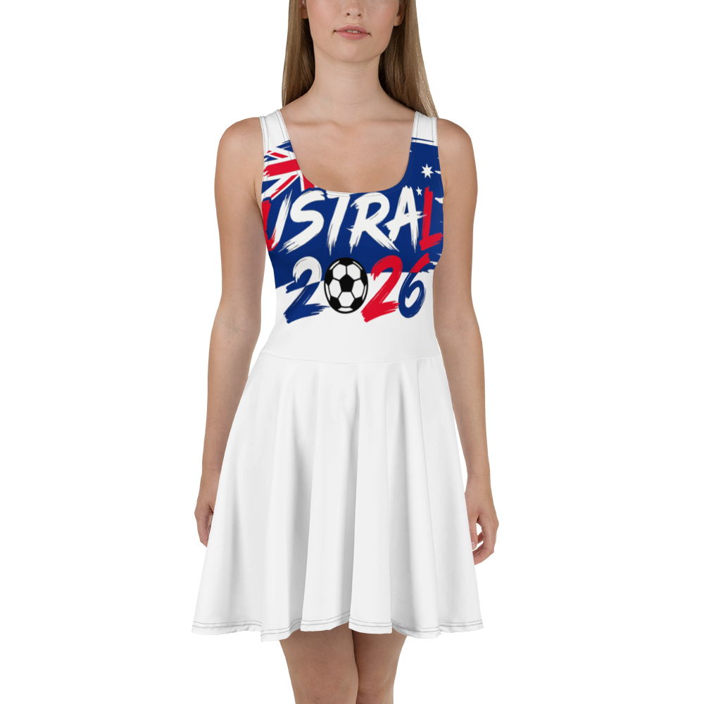 Australia WM 2026 Skater Dress | Football Fan Dress