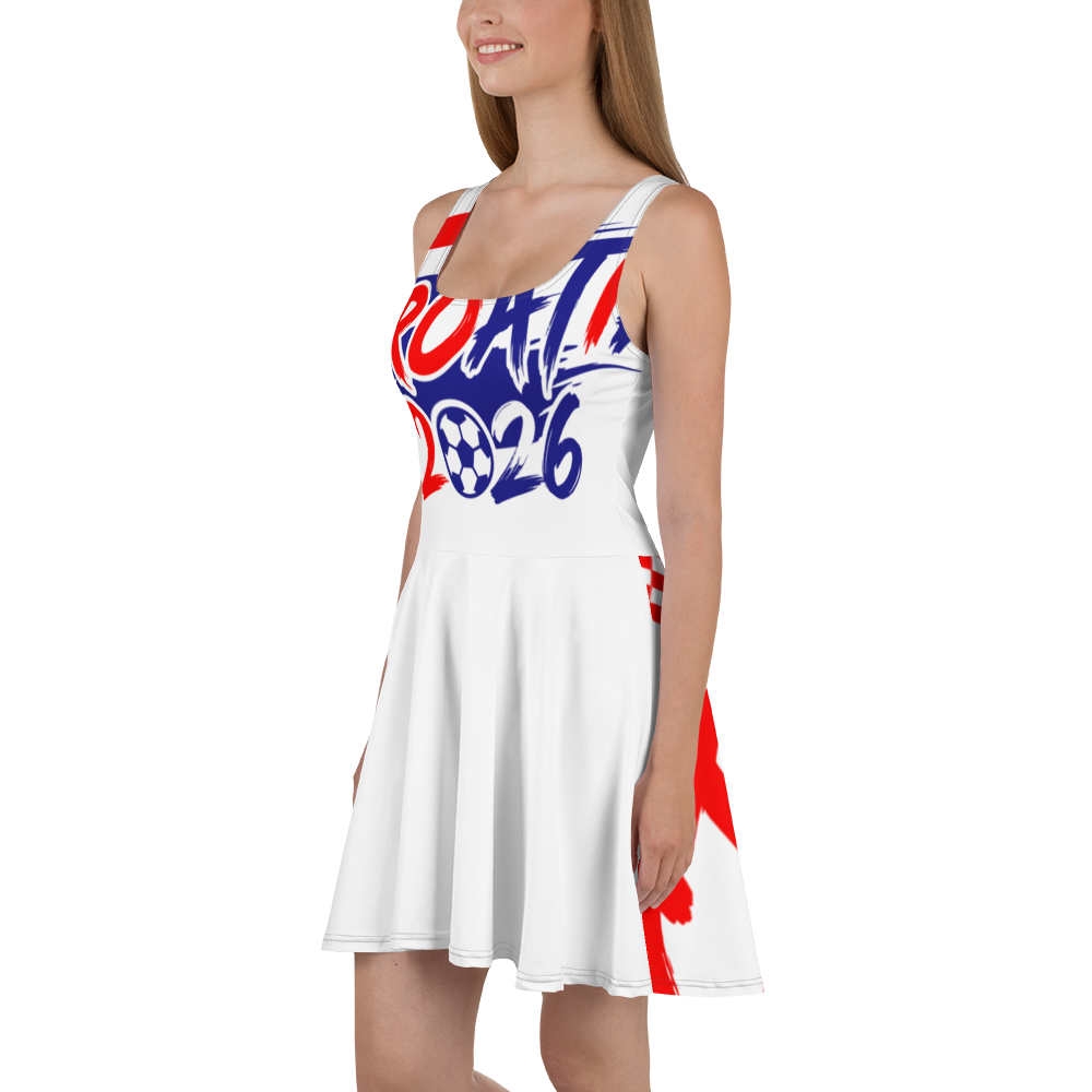 Croatia WM 2026 Skater Dress | Football Fan Dress