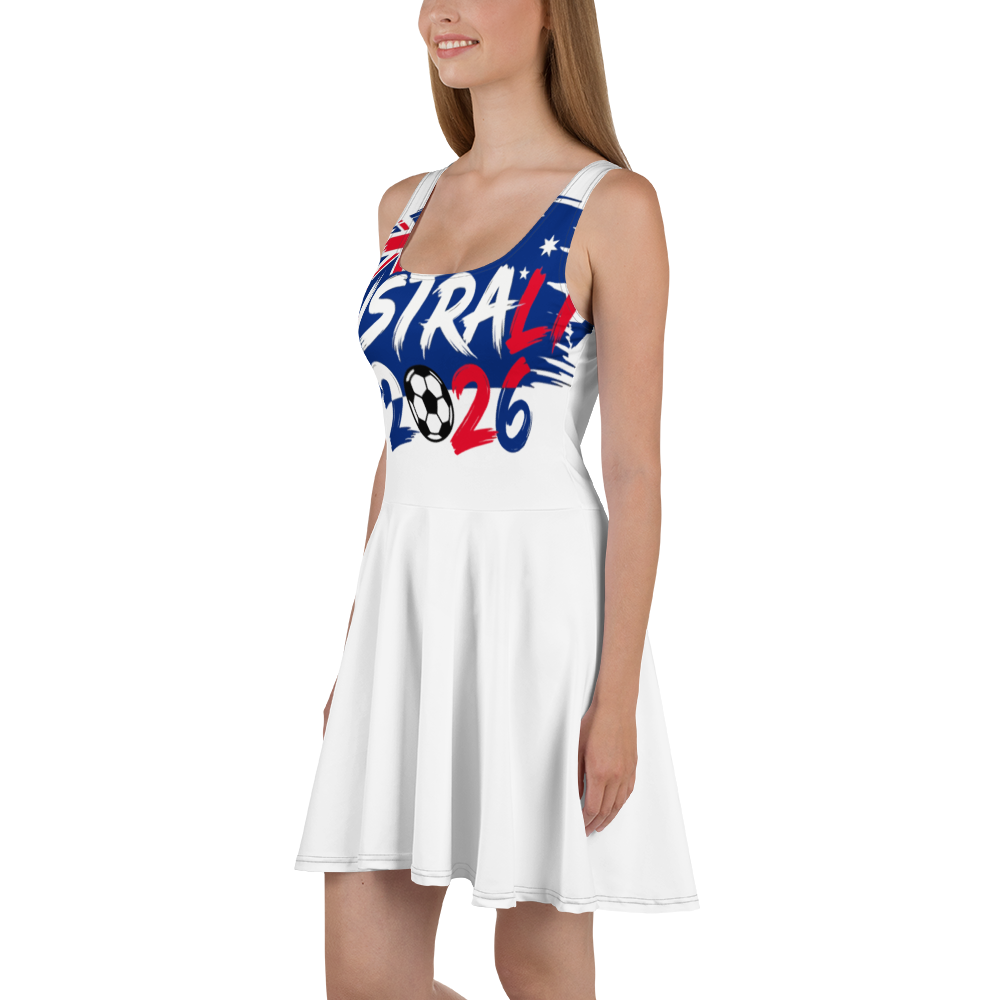 Australia WM 2026 Skater Dress | Football Fan Dress