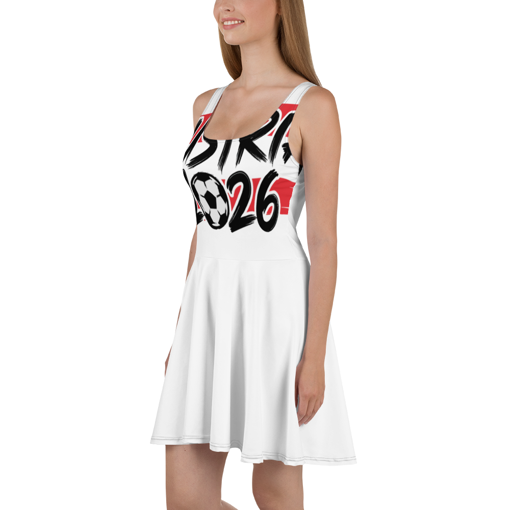 Austria WM 2026 Skater-Kleid | Fußball Fan Dress