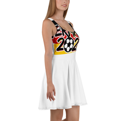 Deutschland WM 2026 Skater-Kleid | 75% Recycelt | Elastisch & Elegant | Damen