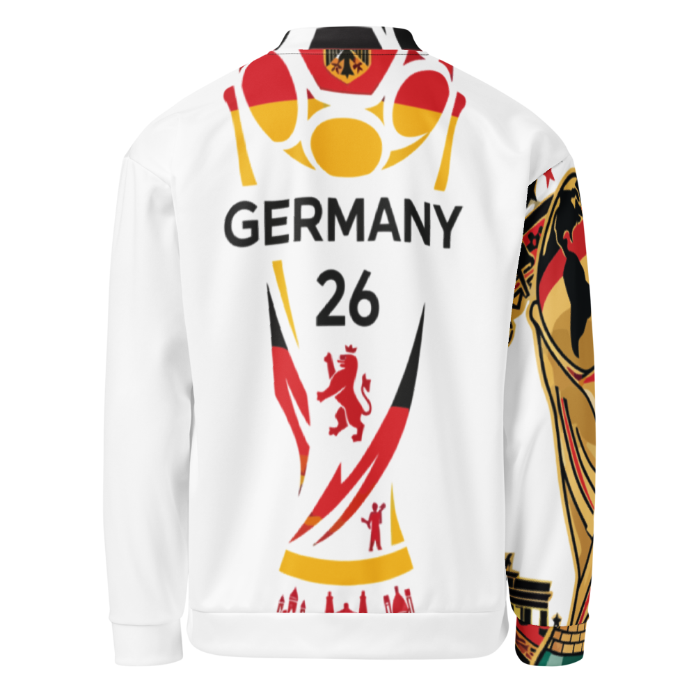 Deutschland WM 2026 Bomberjacke | Unisex Fleece Jacke