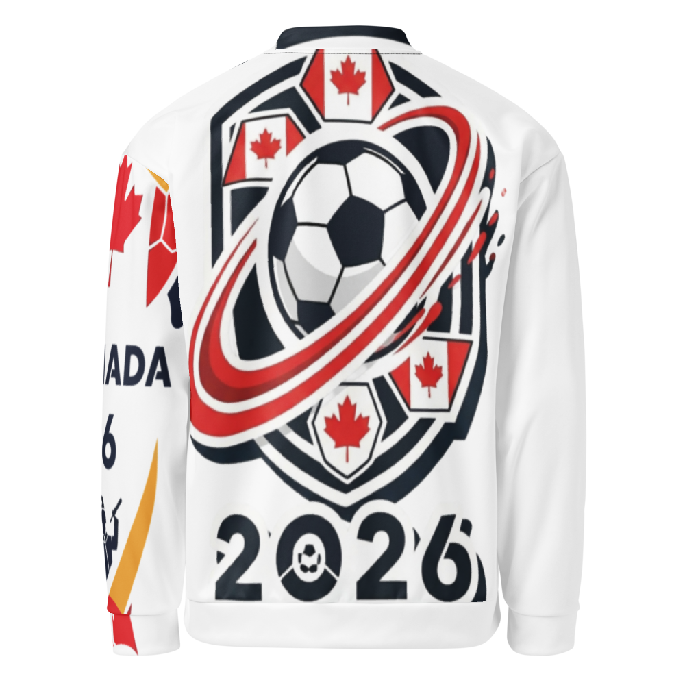 Canada WM 2026 Bomber Jacket Premium | Unisex Fleece