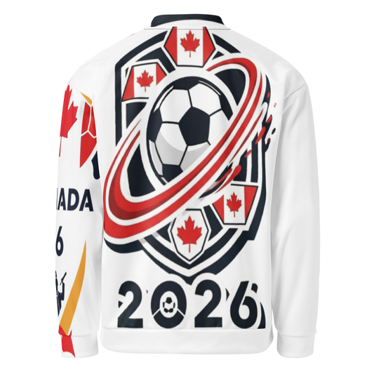 Canada WM 2026 Bomber Jacket Premium | Unisex Fleece
