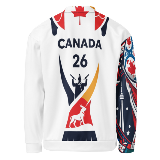 Canada WM 2026 Bomber Jacket | Unisex Fleece Jacket