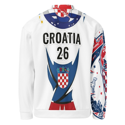 Croatia WM 2026 Bomber Jacket | Unisex Fleece Jacket