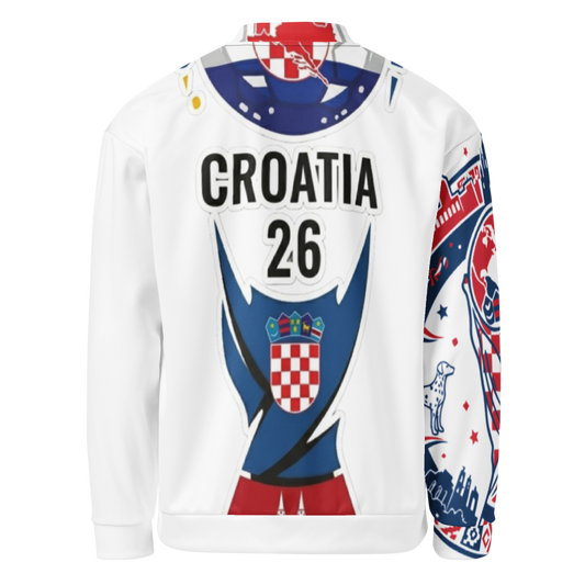 Croatia WM 2026 Bomber Jacket | Unisex Fleece Jacket