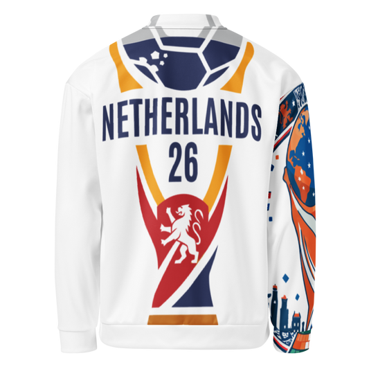 Netherlands WM 2026 Bomber Jacket | Unisex Fleece Jacket