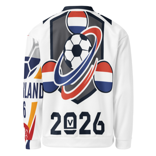 Netherlands WM 2026 Bomber Jacket Premium | Unisex Fleece