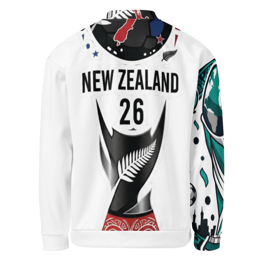 New Zealand WM 2026 Bomber Jacket | Unisex Fleece Jacket