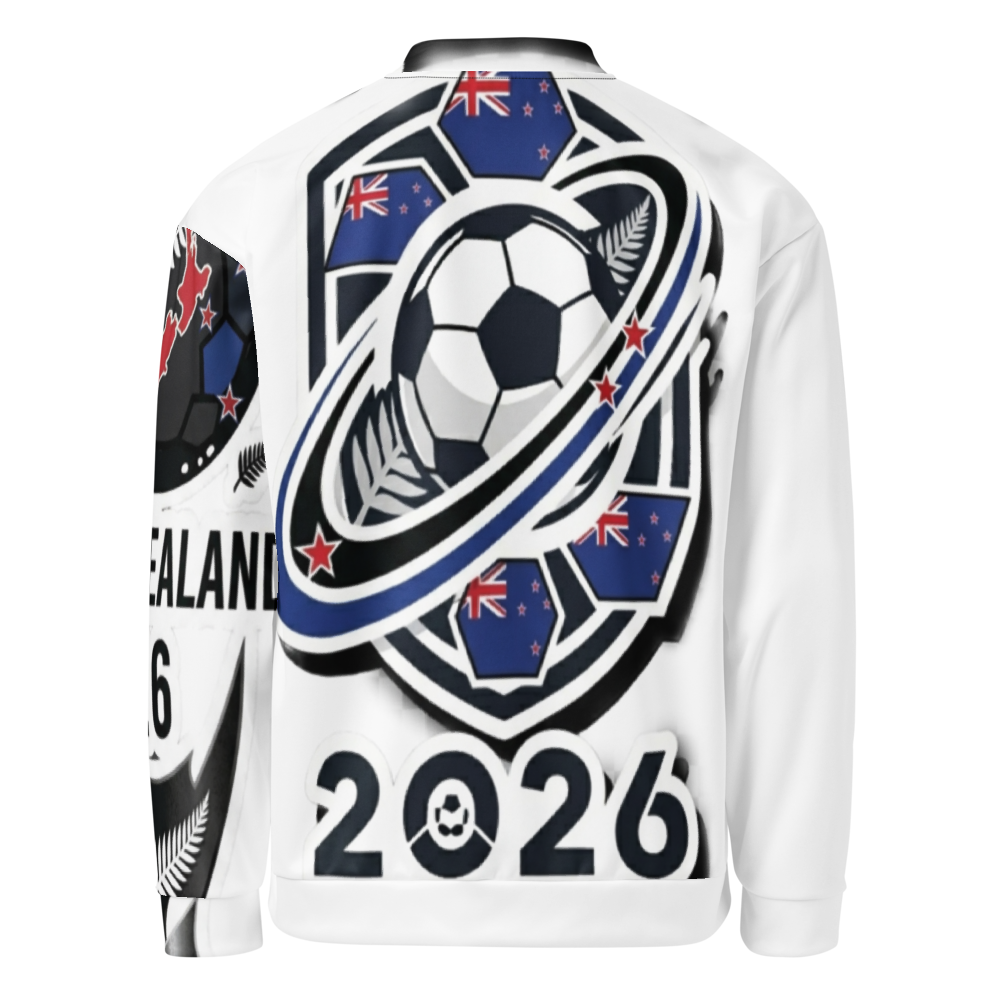 New Zealand WM 2026 Bomber Jacket Premium | Unisex Fleece