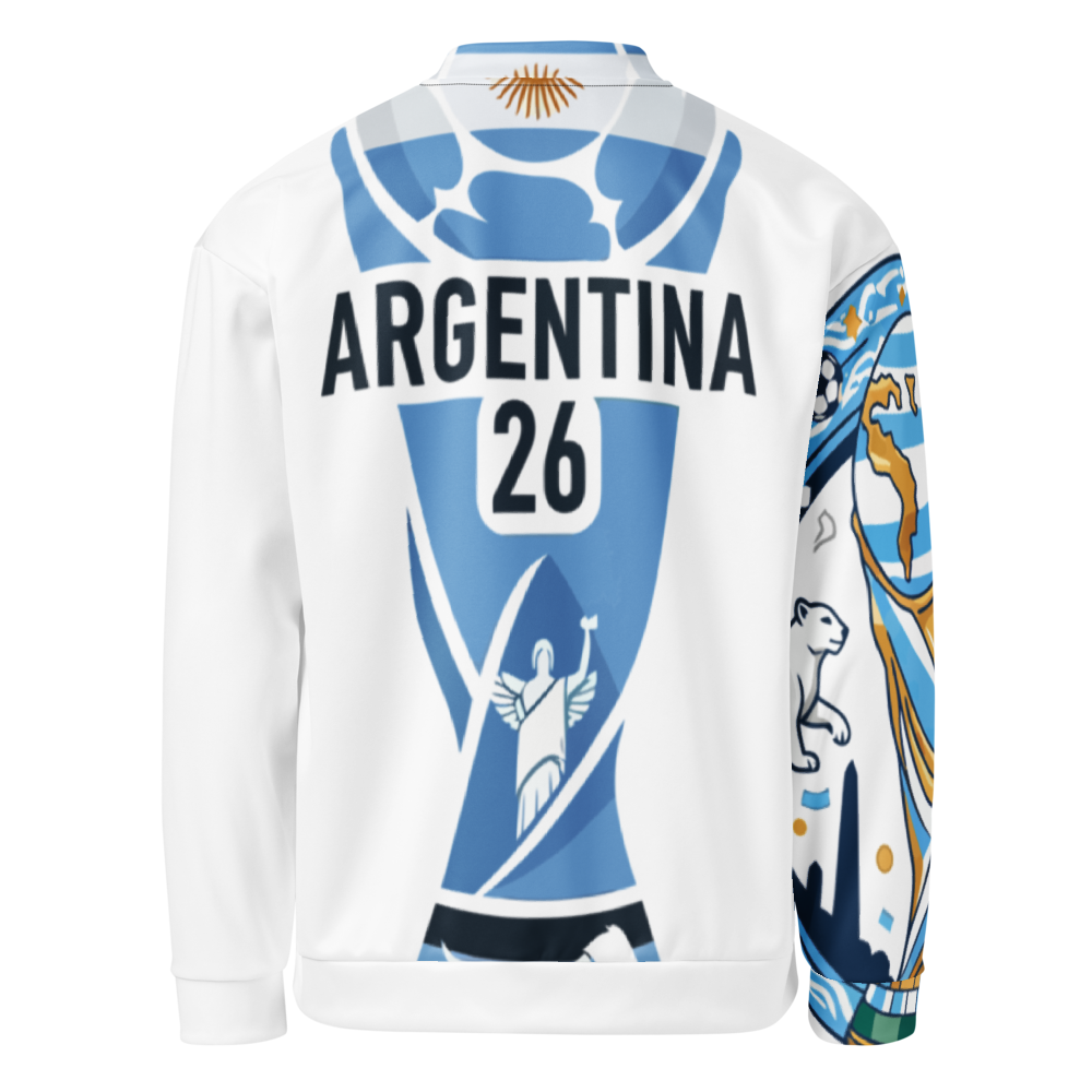 Argentina WM 2026 Bomber Jacket | Unisex Fleece Jacket
