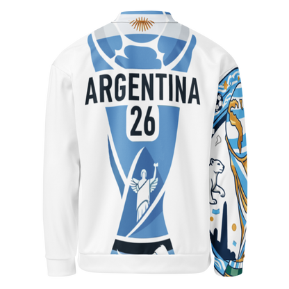 Argentina WM 2026 Bomber Jacket | Unisex Fleece Jacket