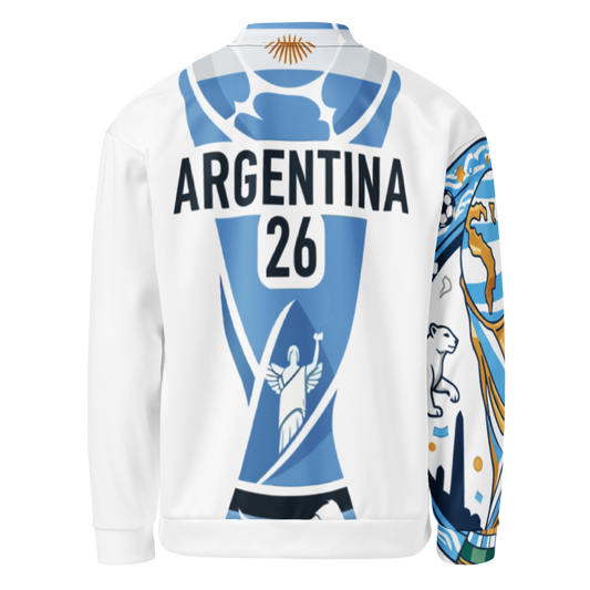 Argentina WM 2026 Bomber Jacket | Unisex Fleece Jacket