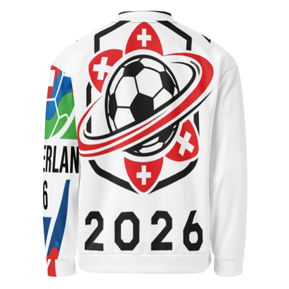 Switzerland WM 2026 Bomber Jacket Premium | Unisex Fleece