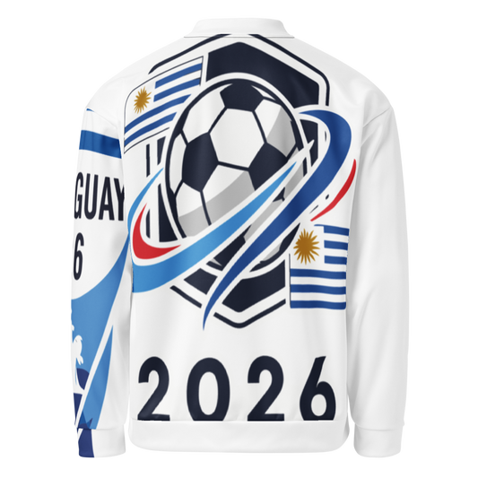 Uruguay WM 2026 Bomber Jacket Premium | Unisex Fleece