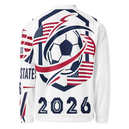 USA WM 2026 Bomber Jacket Premium | Unisex Fleece