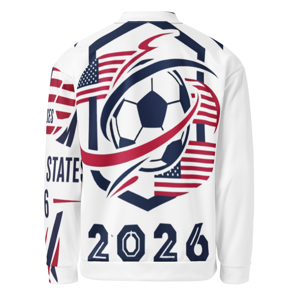 USA WM 2026 Bomber Jacket Premium | Unisex Fleece