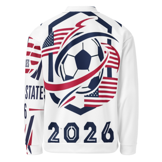 USA WM 2026 Bomber Jacket Premium | Unisex Fleece
