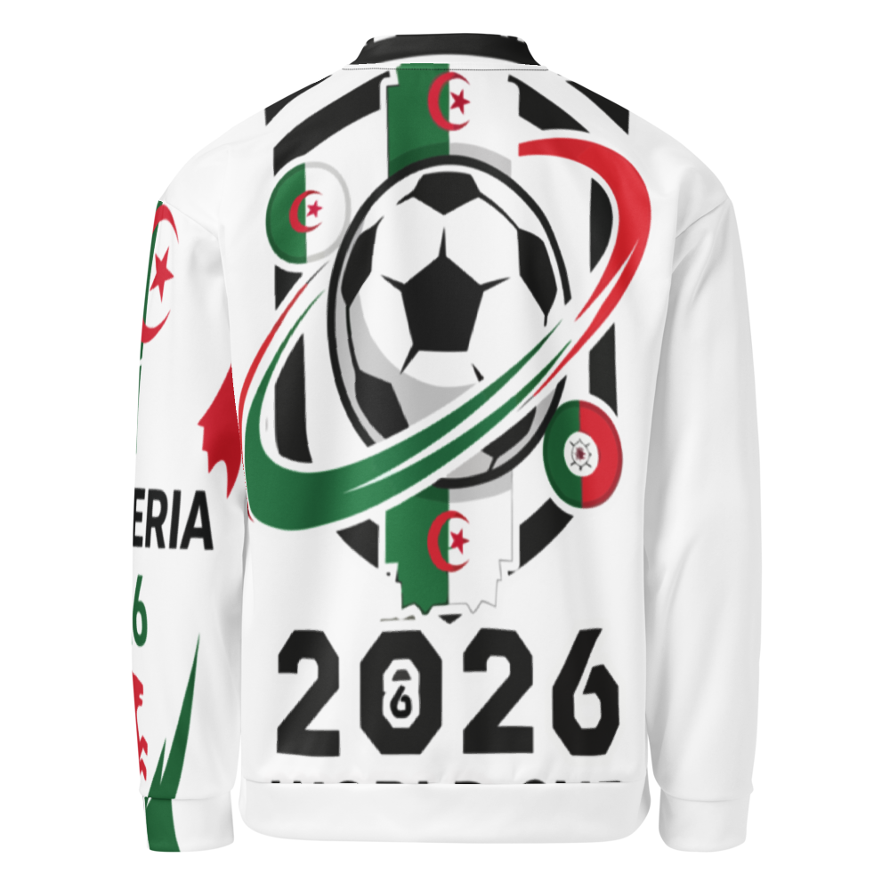 Algeria WM 2026 Bomber Jacket Premium | Unisex Fleece