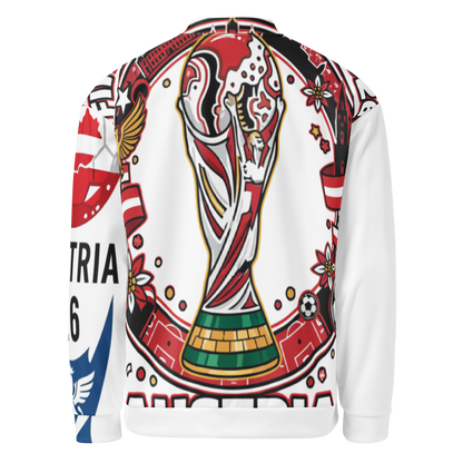 Austria WM 2026 Bomberjacke Premium | Unisex Fleece