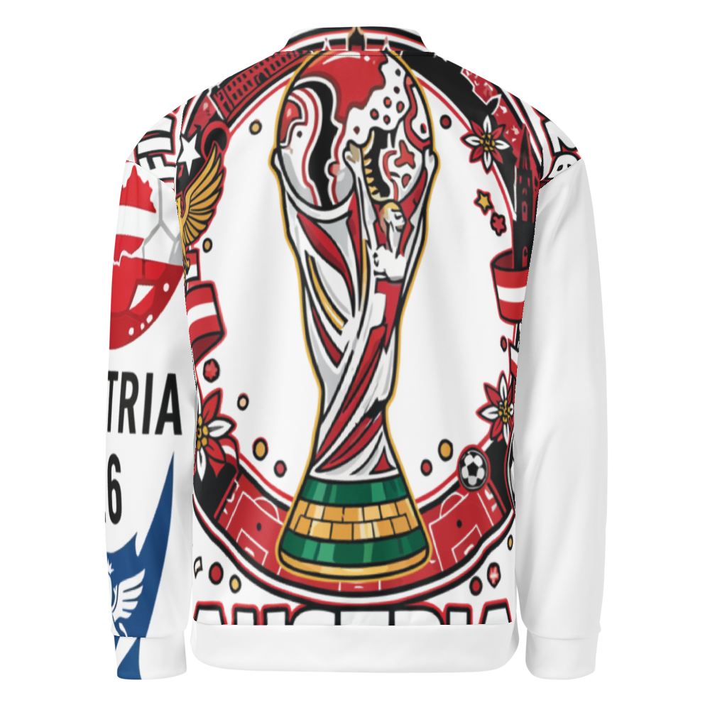 Austria WM 2026 Bomberjacke Premium | Unisex Fleece