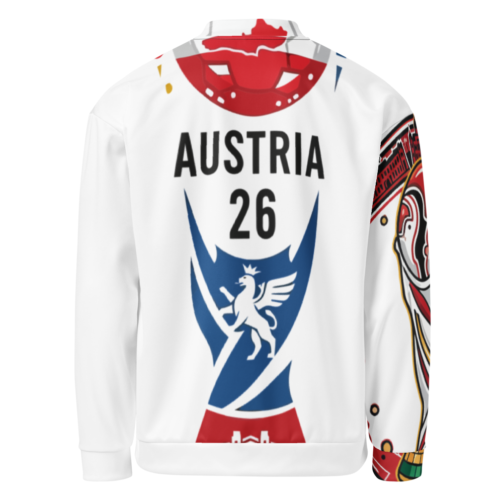 Austria WM 2026 Bomberjacke | Unisex Fleece-Jacke