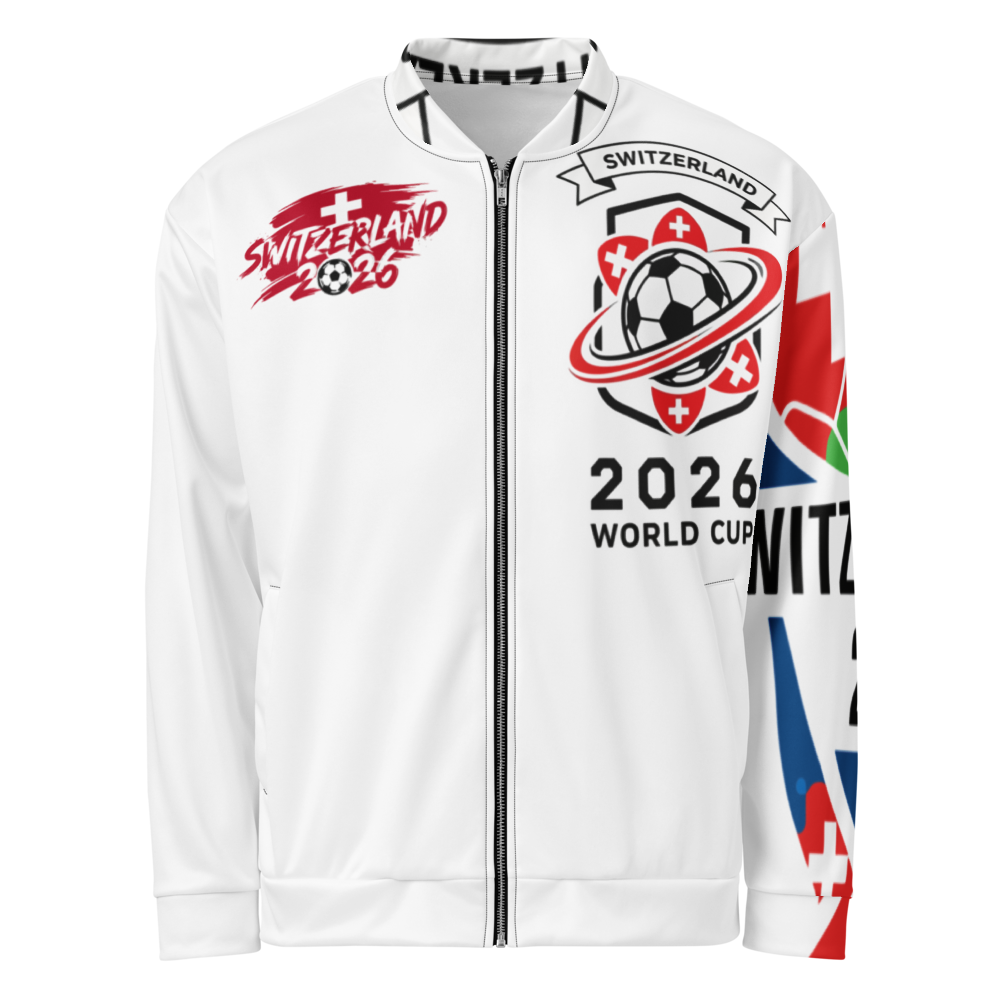 Switzerland WM 2026 Bomber Jacket Premium | Unisex Fleece