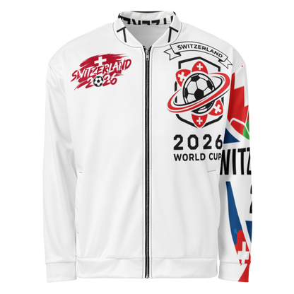 Switzerland WM 2026 Bomber Jacket Premium | Unisex Fleece