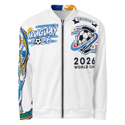 Uruguay WM 2026 Bomber Jacket | Unisex Fleece Jacket