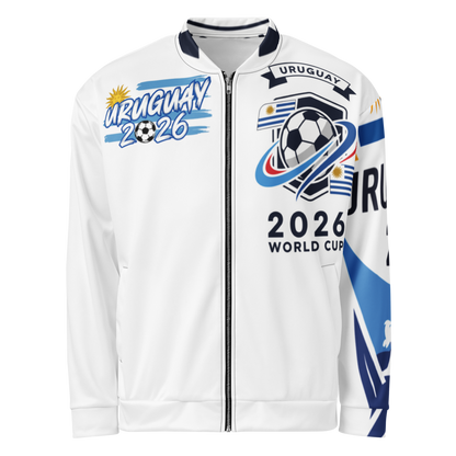 Uruguay WM 2026 Bomber Jacket Premium | Unisex Fleece