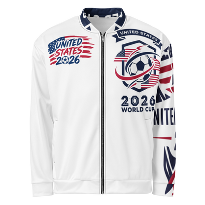 USA WM 2026 Bomber Jacket Premium | Unisex Fleece